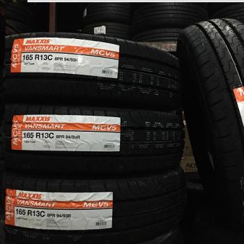 Vỏ lốp 165R13C Maxxis MCV5 8PR, vỏ lốp Xe: Dongben K9