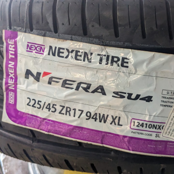 225/45R17 Nexen vỏ lốp Xe: KIA Cerato, Kia Rondo, Lexus IS250, Mercedes C180, Mercedes C200K, Mercedes C230 C250 C280 C300, Volkswagen Scirocco