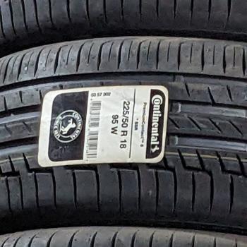 225/50R18 Continental Runflat vỏ lốp Xe: BMW 330i 2017, BMW GT 320i, BMW GT 328i, Subaru Legacy, Corolla Cross 1.8V