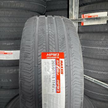 265/60R18 Maxxis HPM3, vỏ lốp Xe: Chevrolet Colorado, Chevrolet Trailblazer, Ford Ranger Wildtrack, Lexus GX460, Mitsubishi Pajero, Mitsubishi Triton 2.4, Toyota Fortuner 2.7V, Land Cruiser Prado