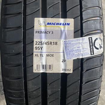 225/45R18 Michelin Primacy 3 ZP Runflat 95Y vỏ lốp Xe: BMW 330i 2017, Hyundai Genesis coupe 2.0AT, Kia Optima 2.0, Mercedes C250 2.0