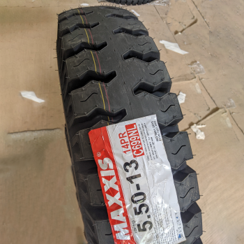 Vỏ lốp 5.50-13 C699 Maxxis 14PR, vỏ lốp 550-13 gai Ngang Maxxis lốp to, vỏ lốp xe THACO TOWNER 990, Dongben SRM 930kg, Huyndai New Mighty N250, Kia K165, Kia K3000S, KIA FRONTIER K250