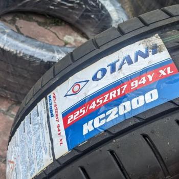 Vỏ lốp 225/45R17 Otani Thái Lan, 225/45ZR17, vỏ lốp ô tô KIA Cerato, Kia Rondo, vỏ lốp ô tô Lexus IS250, vỏ lốp ô tô Mercedes C180, Mercedes C200K, Mercedes C230 C250 C280 C300, Volkswagen Scirocco