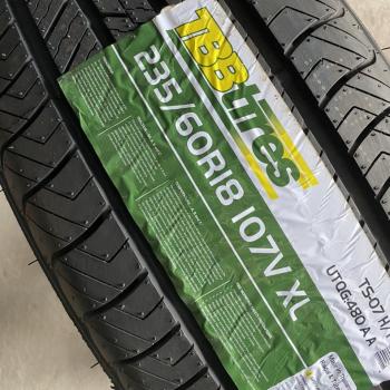 Vỏ lốp 235/60R18 TBB, vỏ lốp ô tô Acura RDX, Audi Q5 Q7, Honda CRV, Santafe 2.0 máy dầu, KIA SORENTO, Kia Sedona, Land Rover Discovery, Ranger Rover Evoque Pure, Mercedes GLC200 GLC250