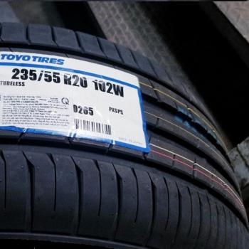 Vỏ lốp 235/55R20 Toyo Nhật, vỏ lốp ô tô Lexus RX350, Vỏ lốp ô tô Lexus RX Turbo 200t