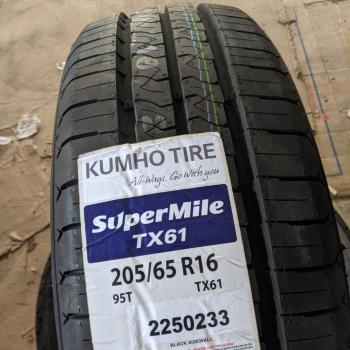 Vỏ lốp 205/65R16 95T TX61 KUMHO VIỆT NAM, vỏ lốp xe ô tô Toyota Innova E G Venturer