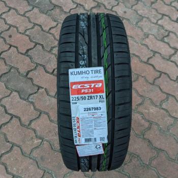 Vỏ lốp 225/50R17 98W PS31 KUMHO VIỆT NAM, vỏ lốp ô tô Audi A4 A5, BMW 420i, BMW X1, Outlander, Ford Mondeo 2.3, Honda Accord 2.4, Kia Carens 2.0, Lexus GS 300 Gs350, Mercedes C200 C250, Peugeot 3008, Subaru Legacy