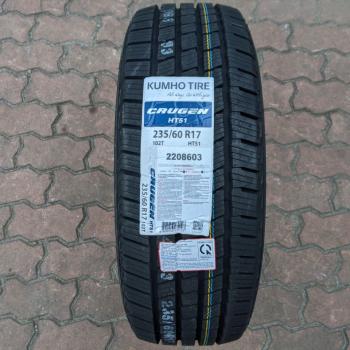 Vỏ lốp 235/60R17 102T HT51 KUMHO VIỆT NAM, vỏ lốp ô tô Chevrolet Captiva, vỏ lốp ô tô Mercedes GLK220, vỏ lốp ô tô Mercedes GLK250, vỏ lốp ô tô Toyota Sienna